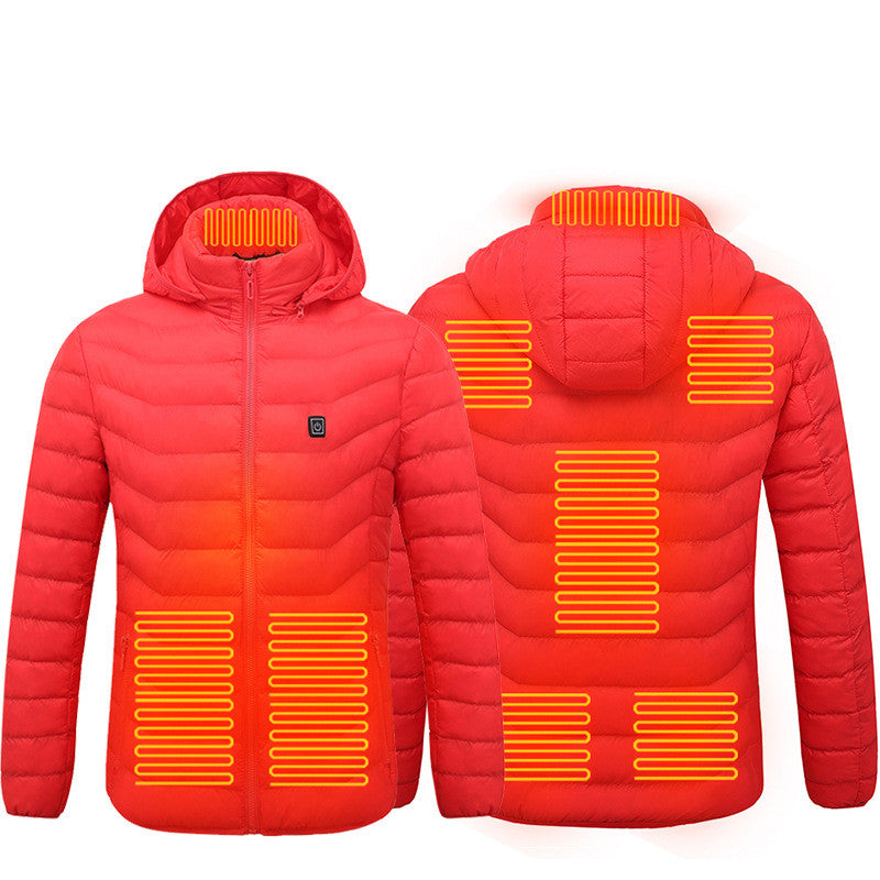 New Heated Jacket Coat USB Electric Jacket Cotton Coat Heater Thermal Clothing Heating Vest Men's Clothes Winter - Always Needs