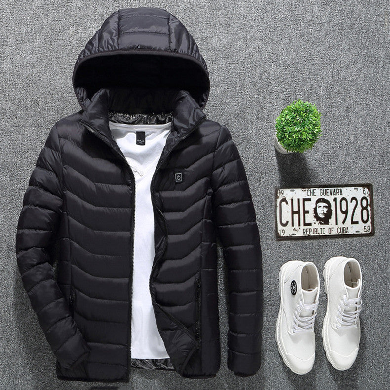 New Heated Jacket Coat USB Electric Jacket Cotton Coat Heater Thermal Clothing Heating Vest Men's Clothes Winter - Always Needs