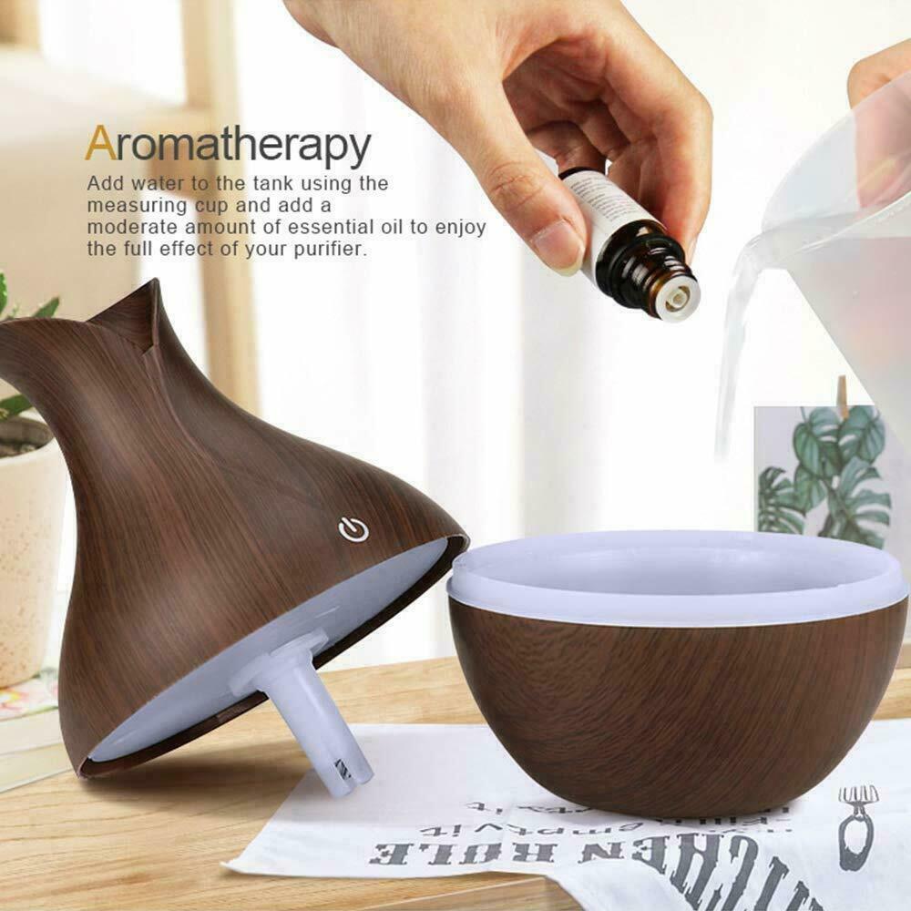 Ultrasonic Humidifier Oil Diffuser Air Purifier Aromatherapy with LED Lights - Always Needs