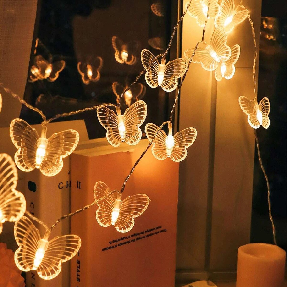 3 Meters 20 Lights Butterfly Christmas Decoration Light String - Always Needs